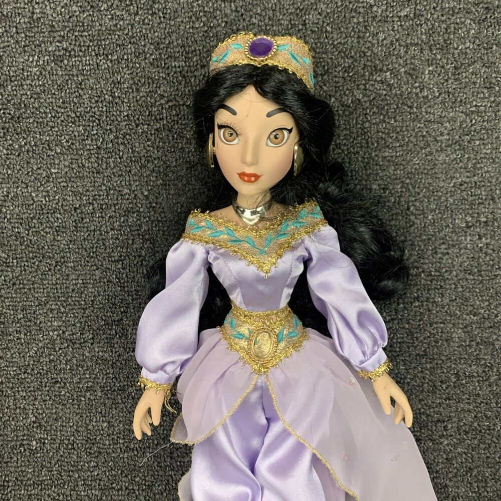 Disney Aladdin Princess Jasmine & Princess Ariel Keepsake Porcelain Doll 2003 - Picture 2 of 15